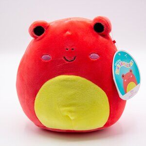 7" Obu the Red Tree Frog Squishmallows Plush Toy BNWT/ Jazzwares/ KellyToy